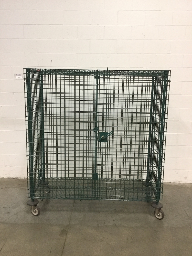 5' Metro Caged Wire Shelving Unit Surplus Solutions
